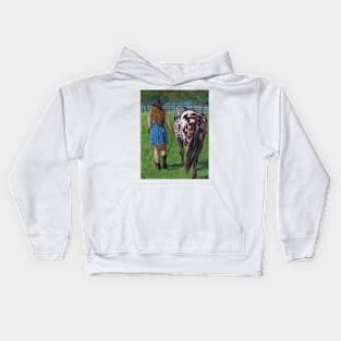 Cowgirl and Friend Kids Hoodie